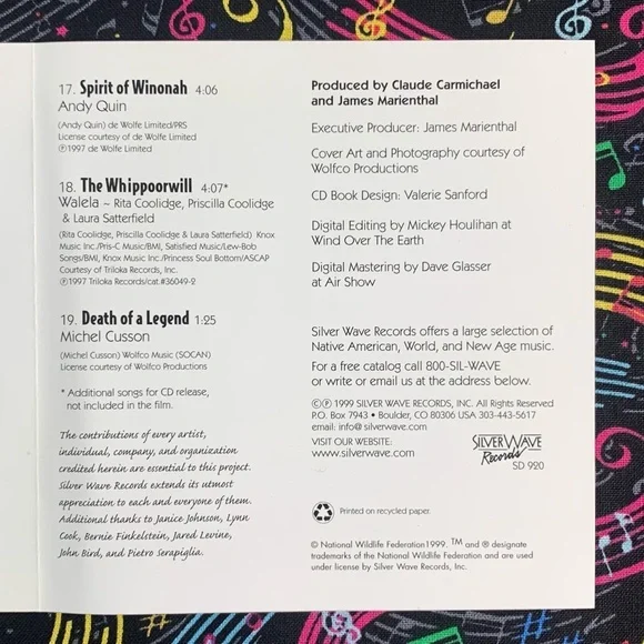 Wolves Soundtrack CD. - Picture 8 of 11